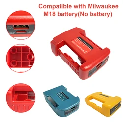 Adaptador de carga portátil Makita Dewalt Milwaukee 18V USB-C
