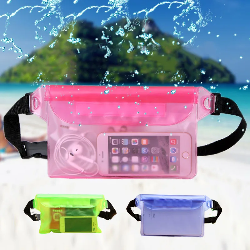 Bolsa de natación impermeable para esquí, deriva, buceo, hombro, riñonera, bolsas subacuáticas para teléfono móvil, funda para deportes de barco en la playa - imagen 2