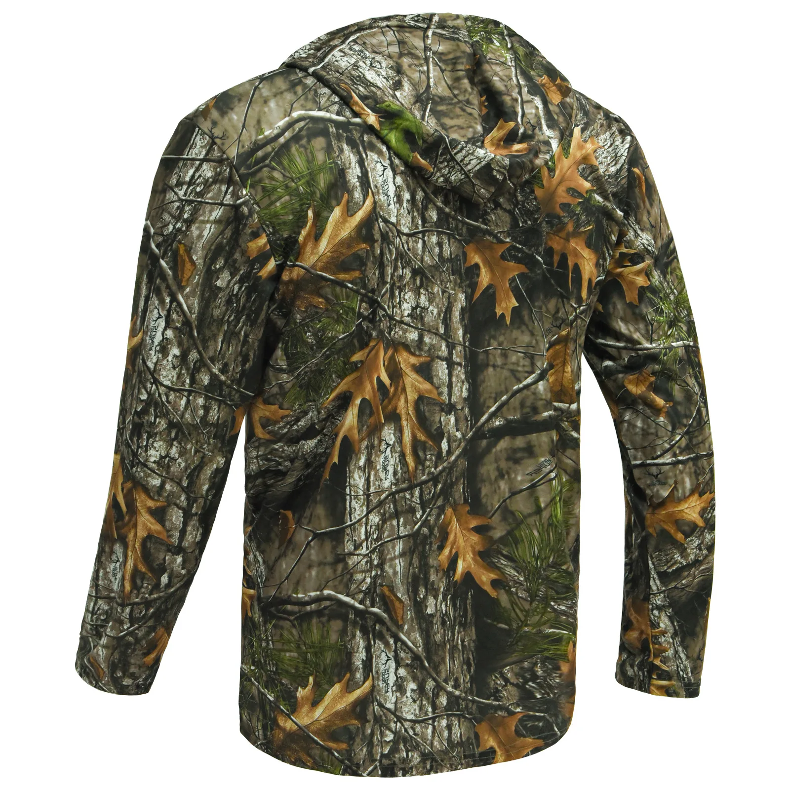 UPF50 + Sudadera deportiva transpirable elástica de secado rápido fotografía de jungla observación de aves camuflaje biónico caza ropa de pesca - imagen 2