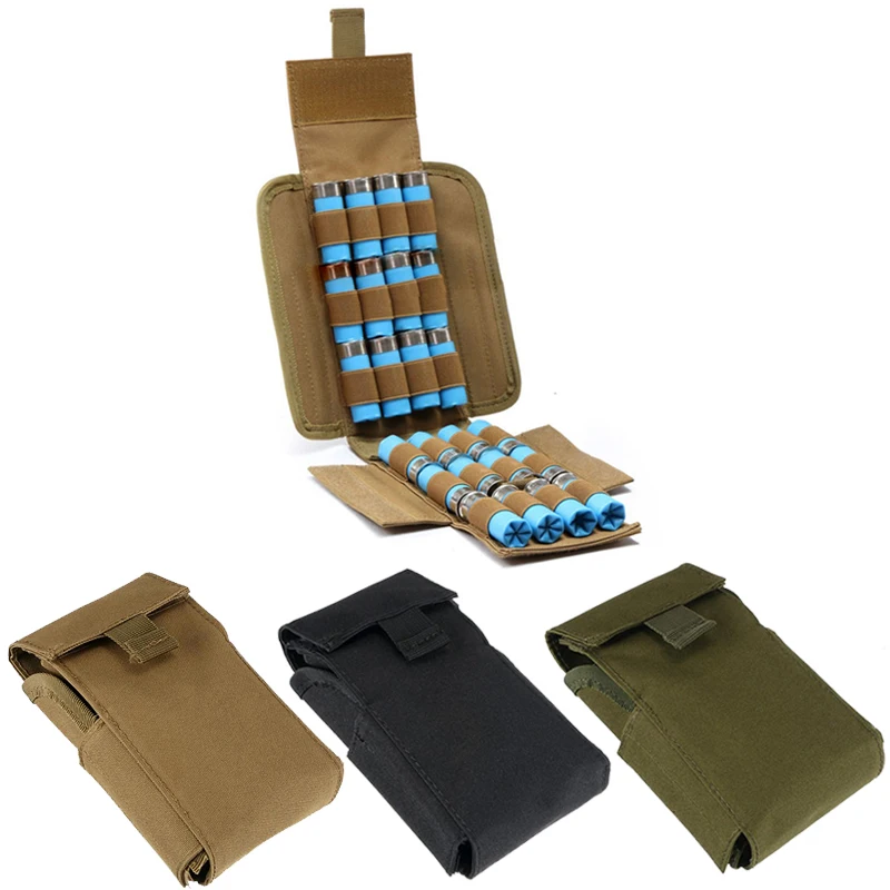 Bolsa táctica de 25 rondas para munición, Cartucho de munición de calibre 12, EDC, caza, tiro, Militar - imagen 2