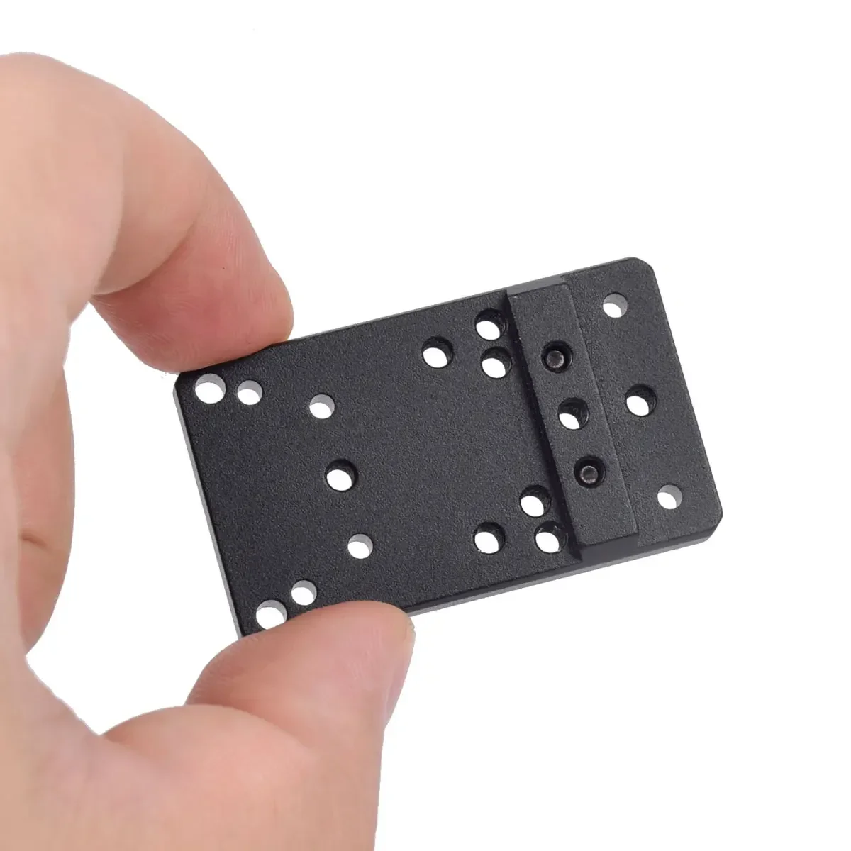 Base de placa de montaje de mira trasera táctica Universal, adaptador de alcance de punto rojo para Glock 17 19, pistola G17 para caza Caza - imagen 5