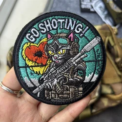 Parche táctico militar bordado Velcro gancho y bucle para ropa