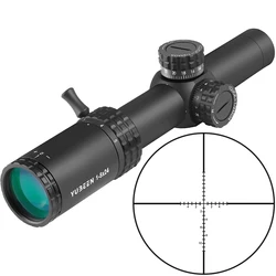 Mira telescópica 1-5x24, mira telescópica táctica para Rifle, mira para Rifle de tubo de 30mm