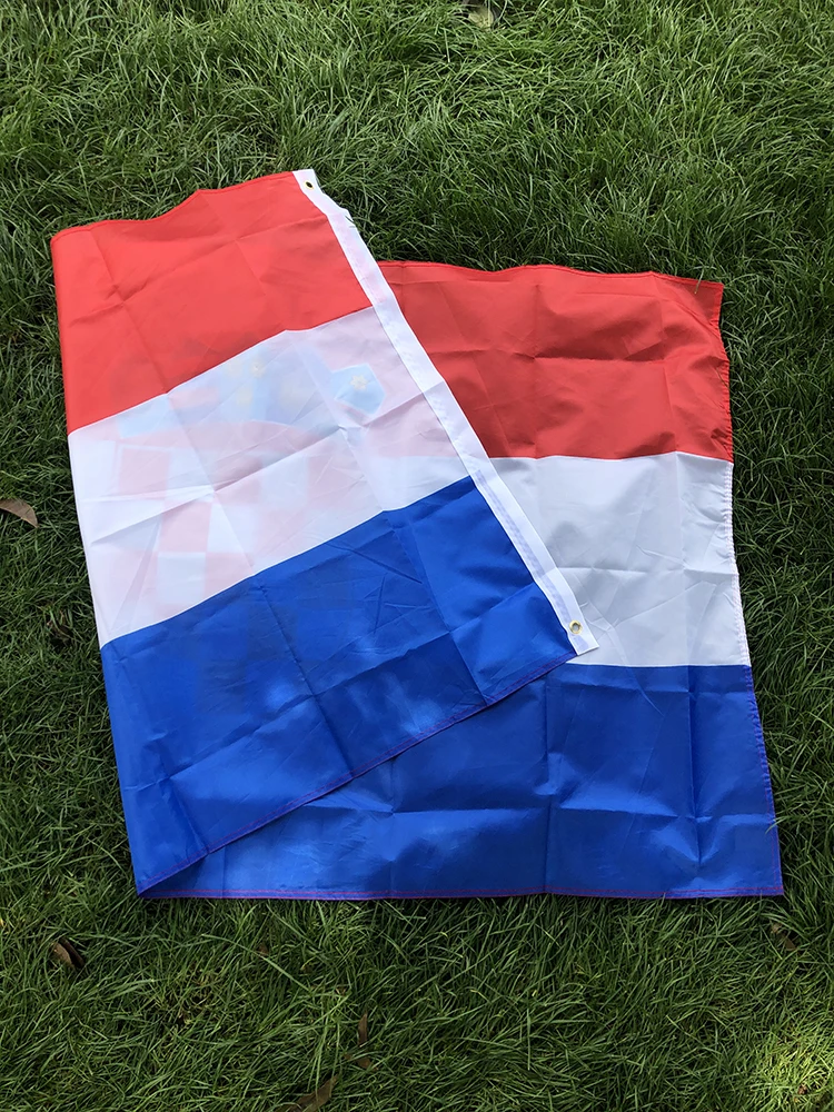 Bandera del cielo bandera nacional croata 90X150CM poliéster de alta calidad colgante hr hr hrv Hrvatska bandera de croacia decoración interior y exterior - imagen 5