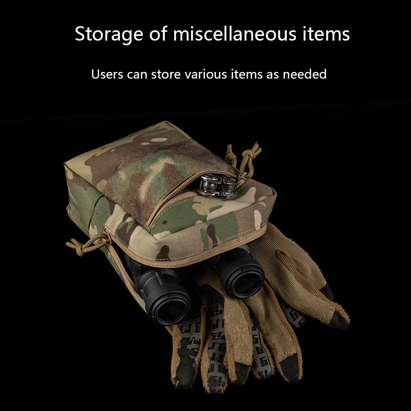 Bolsa GP universal (M), montaje del sistema MOLLE, cremallera YKK, artículos de almacenamiento, cinta mágica de área grande - imagen 4