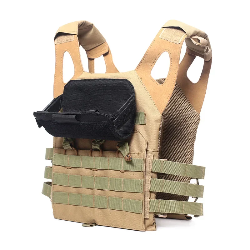 MOLLE bolsa para Mapa de gestión de caza, soporte para teléfono, portador de placa de chaleco al aire libre, bolsa de cinturón de Panel frontal, accesorios de caza, utilidad EDC - imagen 3