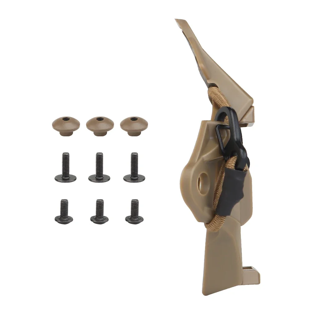 Adaptador de montaje NVG de tres agujeros para casco táctico, dispositivo de visión nocturna de disparo rápido, accesorios de soporte - imagen 4