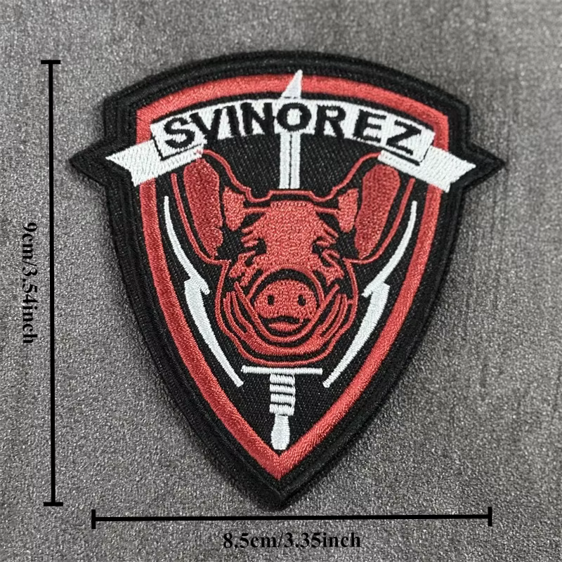 SVINOREZ Parche bordado táctico MOLLE insignia moral - imagen 2