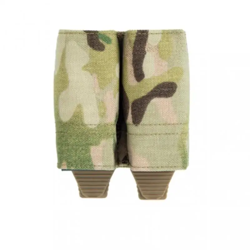 KYWI Style Molle-Bolsa de revista con placa Kydex, bolsa táctica doble magnética, equipo de funda de Paintball de caza, 9mm