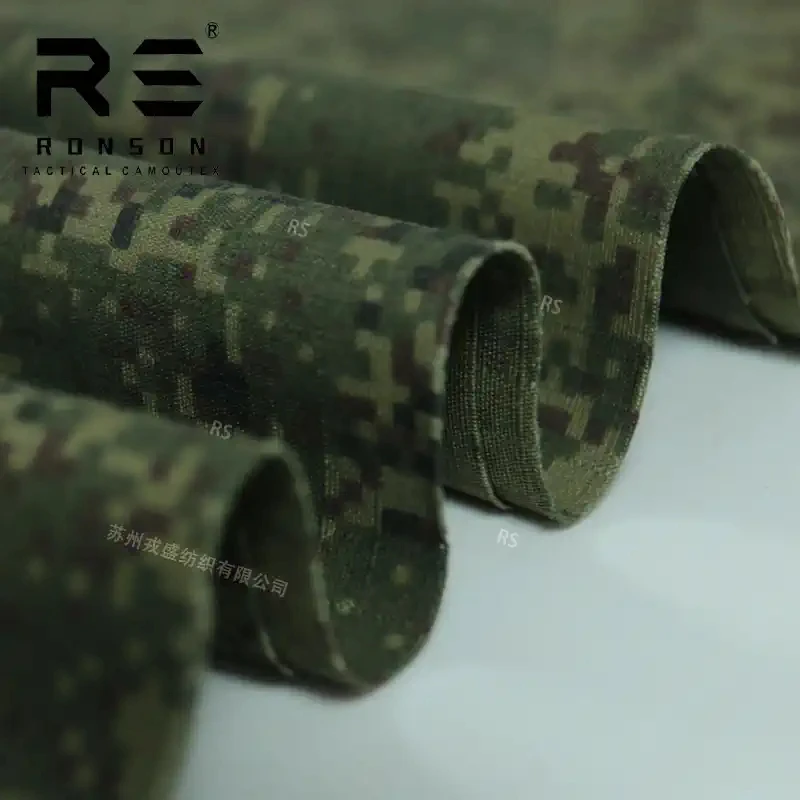 Tela de sombrero de ropa transpirable a cuadros de algodón y poliéster ruso EMR - imagen 2