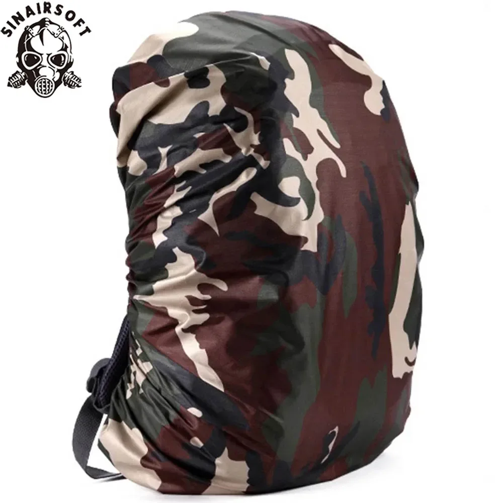 SINAIRSOFT-mochila táctica impermeable, cubierta para la lluvia, Protector de maletero ultraligero portátil, bolso de hombro a prueba de polvo de 65-70L para exteriores