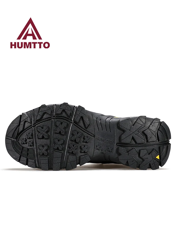 HUMTTO-zapatos de senderismo de piel de vaca para hombre, botas de caza impermeables, botas tácticas de combate en el desierto, botines de trekking, zapatillas cálidas para hombre y mujer - imagen 5