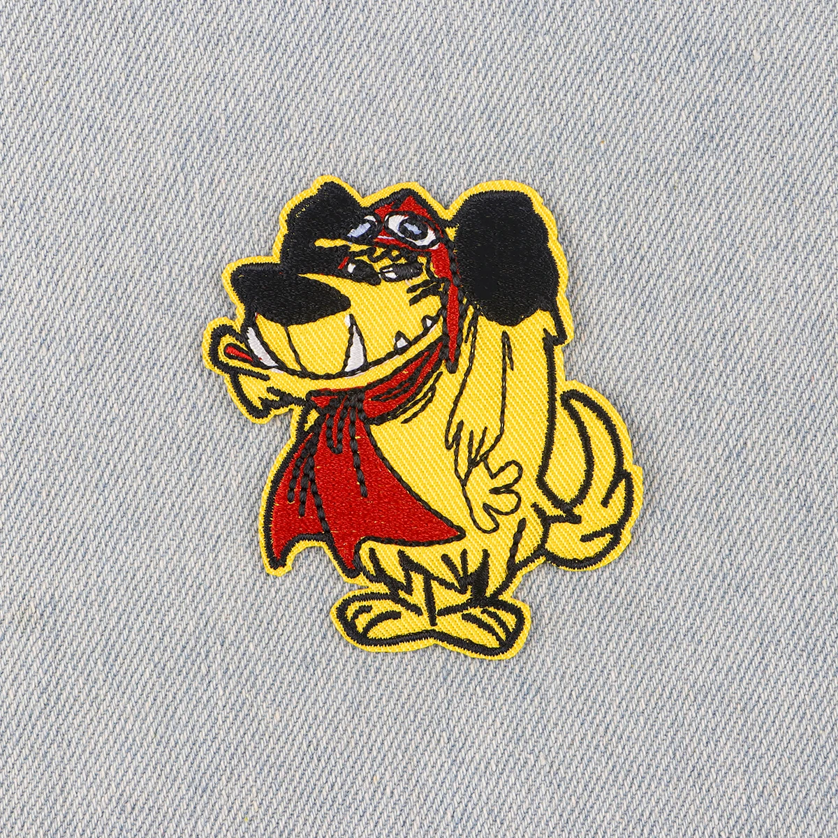 Funny Dog Embroidery Patch Cartoon Iron On Patches For Clothing Thermoadhesive Patches On Clothes DIY Sew Badges - imagen 2