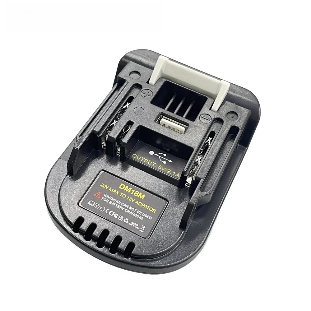 Adaptador de batería DM18M para Milwaukee, Dewalt, Makita Bl1830, Bl1850, conversión de batería de 20V a 18V - imagen 5