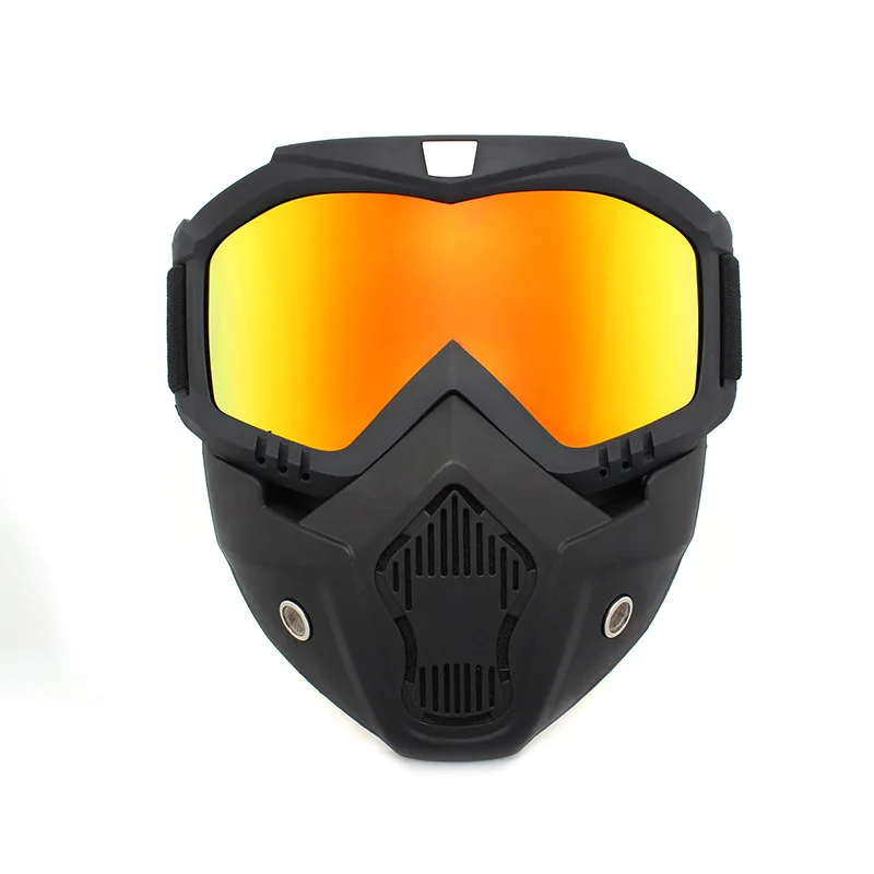 Gafas tácticas de cara completa, máscara a prueba de rayos UV, a prueba de viento, antivaho, desmontable, ajustable, para tiro de Paintball, CS - imagen 5