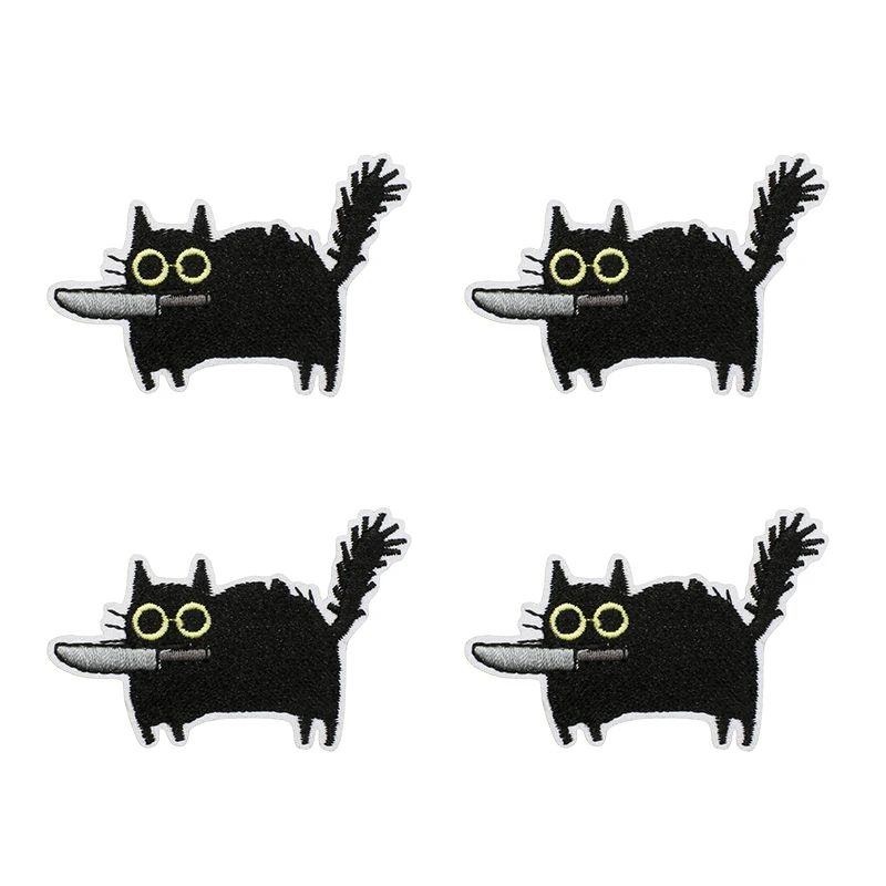 10 unids/set animales de dibujos animados parche de pato parches bordados planchar en parches para ropa chaquetas Jeans mochila coser pegatinas Decoración - imagen 4