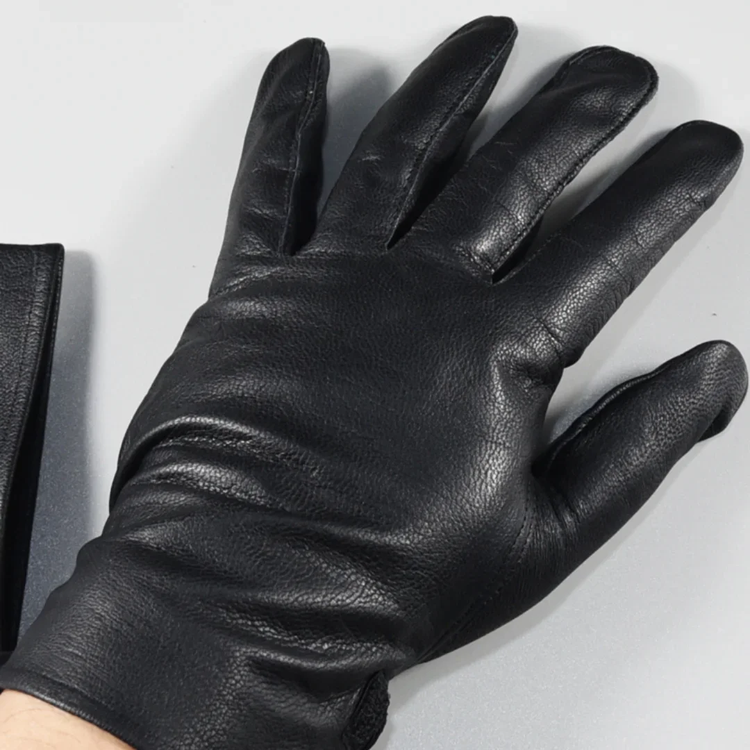 Guantes de piel de oveja francesa tácticas al aire libre - imagen 2