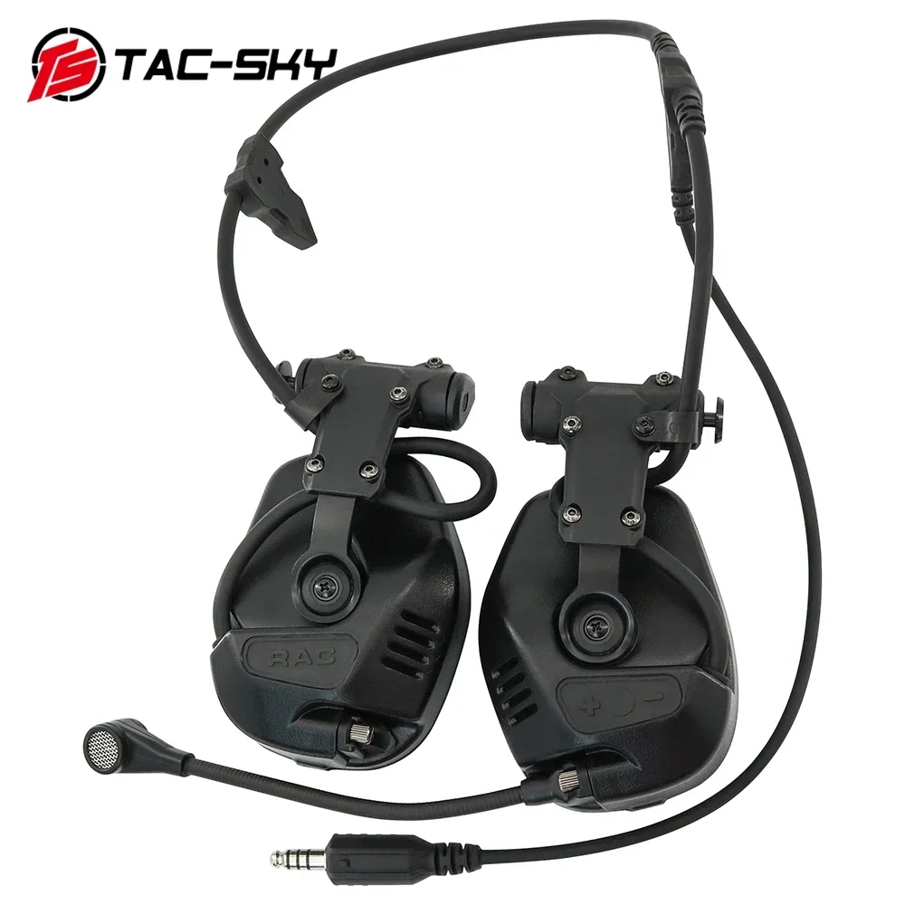 TS TAC-SKY Auriculares RAC electrónicos tácticos con cancelación de ruido para cascos tácticos ARC Track FAST/ACH/MICH Series - imagen 5