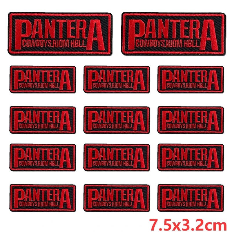 10 unids/lote parche bordado de texto/frase negro parches para planchar para ropa parches termoadhesivos para ropa insignia Fusible/de costura - imagen 5