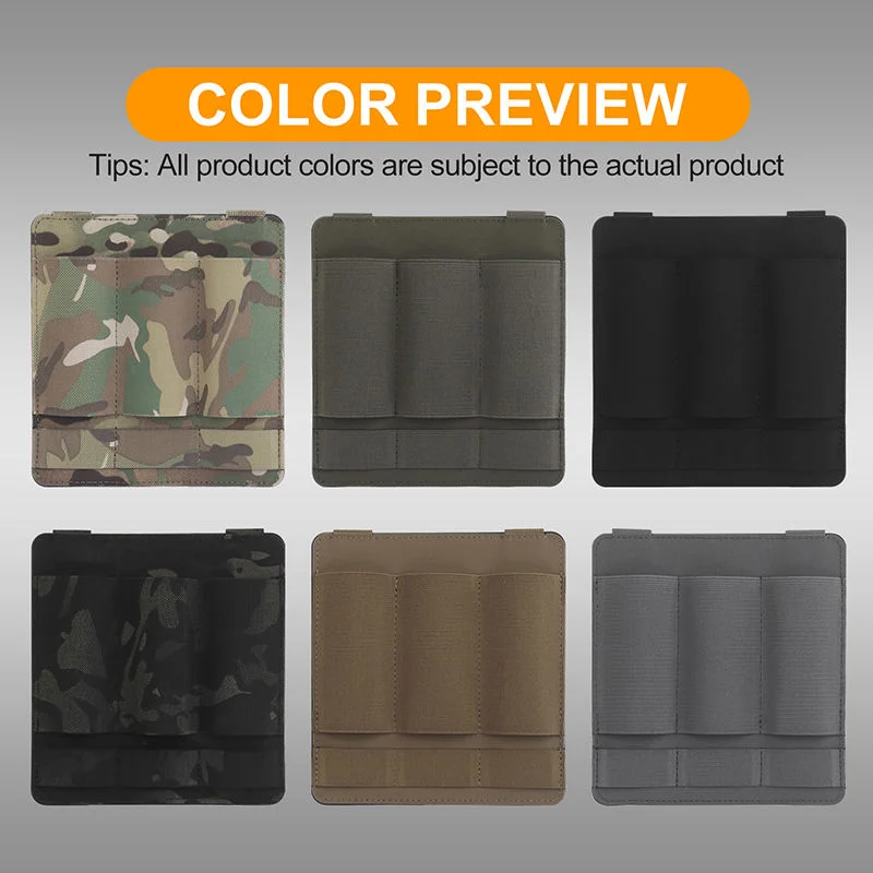 Retenedor de puño flexible elástico táctico, equipo de combate FERRO Molle, portador de placa de caza, accesorios de placa trasera, sujetador de brida de Cable - imagen 5