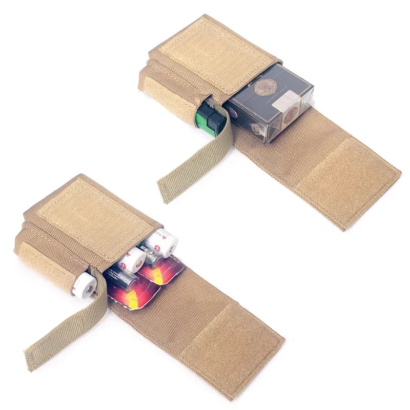 Riñonera táctica Molle con ranura para encendedor, bolsa de almacenamiento compacta y elegante para batería de cigarrillo y cigarro - imagen 2