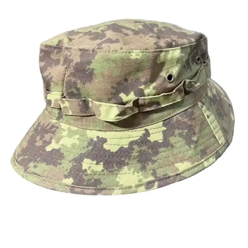 Gorra de caza y pesca al aire libre para hombres y mujeres, patrón de camuflaje italiano, cúpula a prueba de viento, sombrero de alero corto - imagen 5