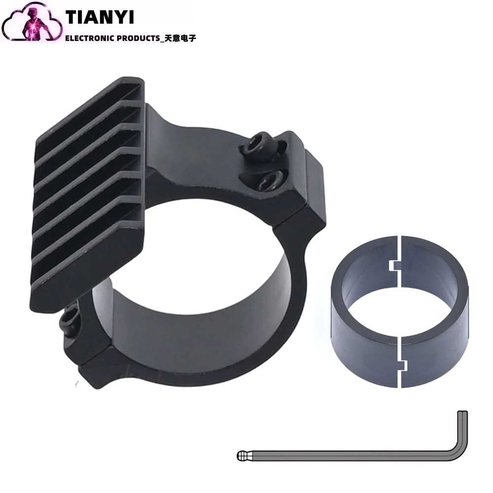 Soporte de fijación de alcance de 30mm con accesorio de pista, abrazadera de tubo 0039, abrazadera de fijación para linterna hecha de material de aleación de aluminio - imagen 3