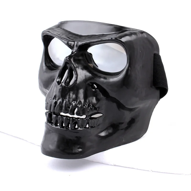 Skulls-máscara facial para motocicleta, gafas antiniebla para Motocross, Airsoft, casco táctico - imagen 5