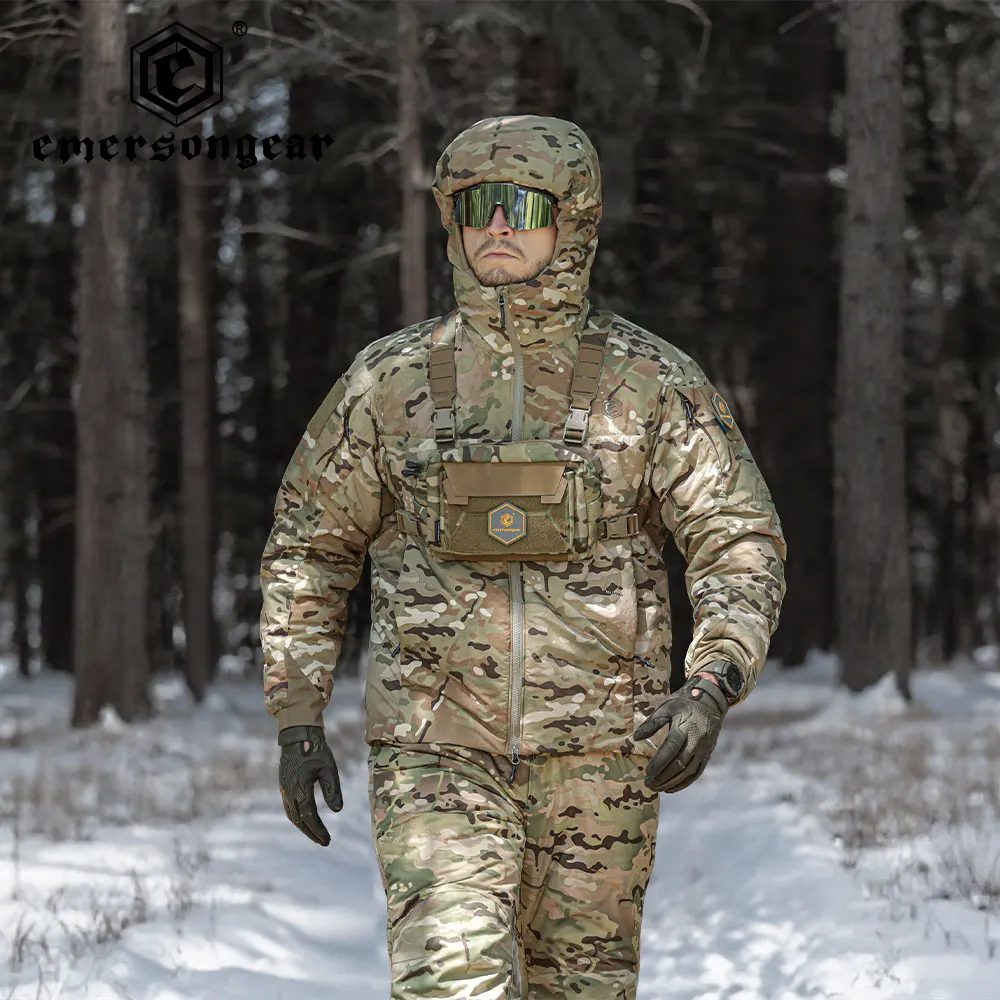 EmersonGear-abrigo de invierno a prueba de viento con etiqueta azul, chaqueta térmica cálida para hombre, deportes al aire libre, Camping, senderismo, desplazamientos EMB9751 - imagen 5