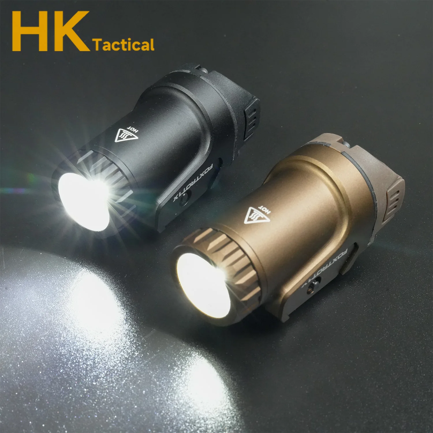 Airsoft táctico FOXTROT1X 800 lúmenes linterna colgante de Metal multifuncional caza al aire libre luz de explorador para riel de 21mm - imagen 2