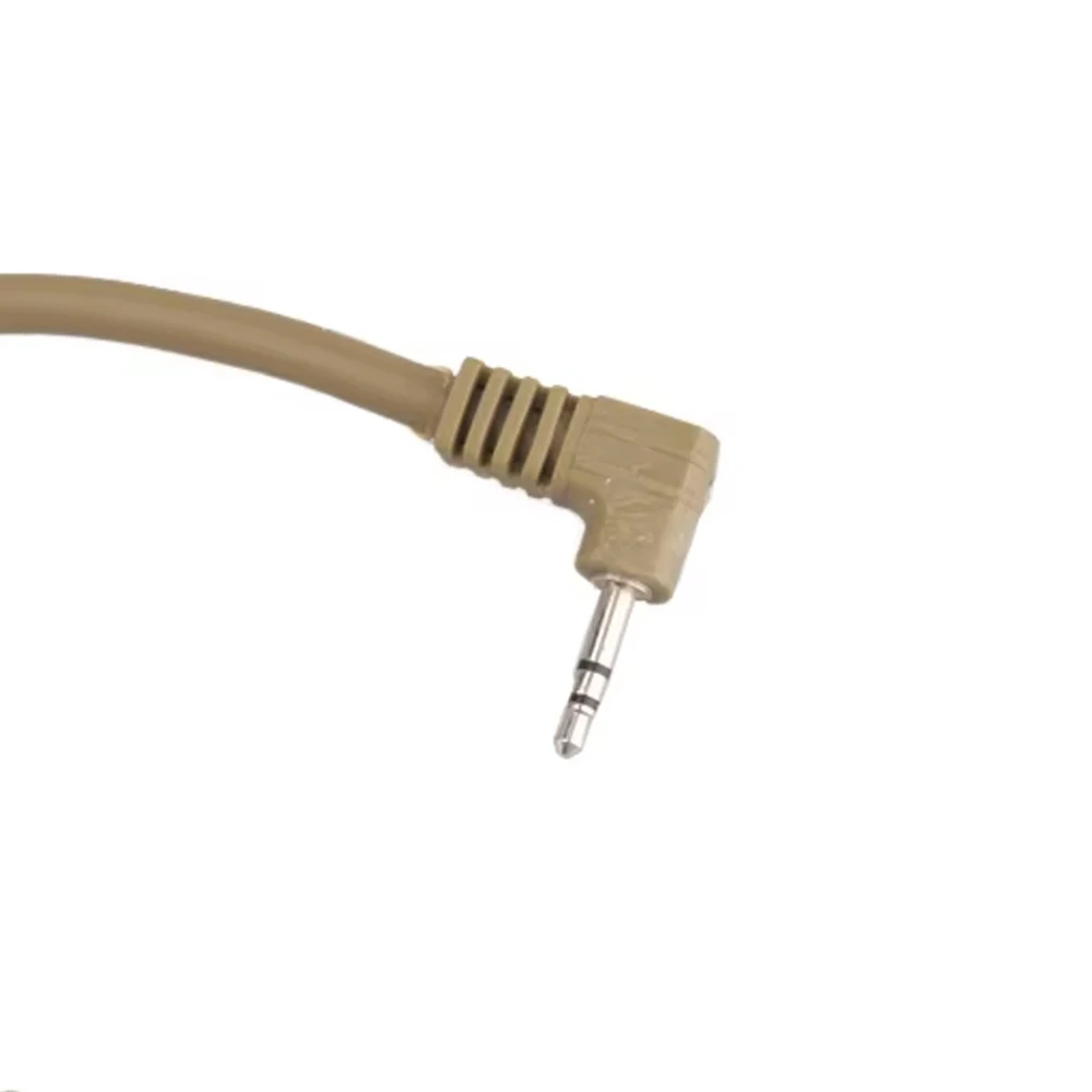 Cable PTT táctico nailon para emisora – Intercomunicador airsoft caza