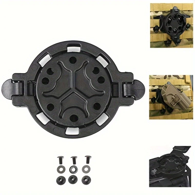 Funda táctica de liberación rápida para pistola, plataforma, sistema Molle, montaje de caja de riel, adaptador de funda Airsoft para caza, accesorios para chaleco