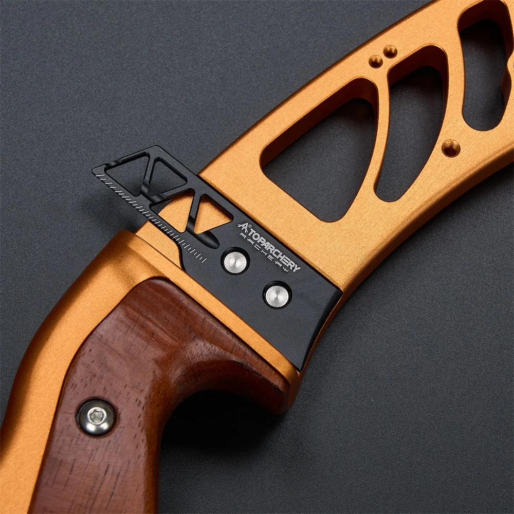 Toparchery-elevador de arco de aluminio de alta calidad ILF, 25 pulgadas, Material CNC para arco de competición recurvo, accesorios de tiro al aire libre - imagen 5
