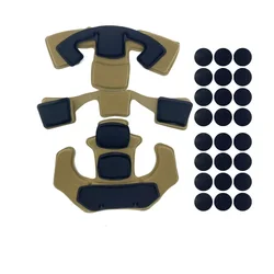 Almohadilla táctica de espuma viscoelástica, almohadillas de repuesto para casco, accesorios de cojín, alfombrilla protectora para ACH MICH Team Wendy versión 1