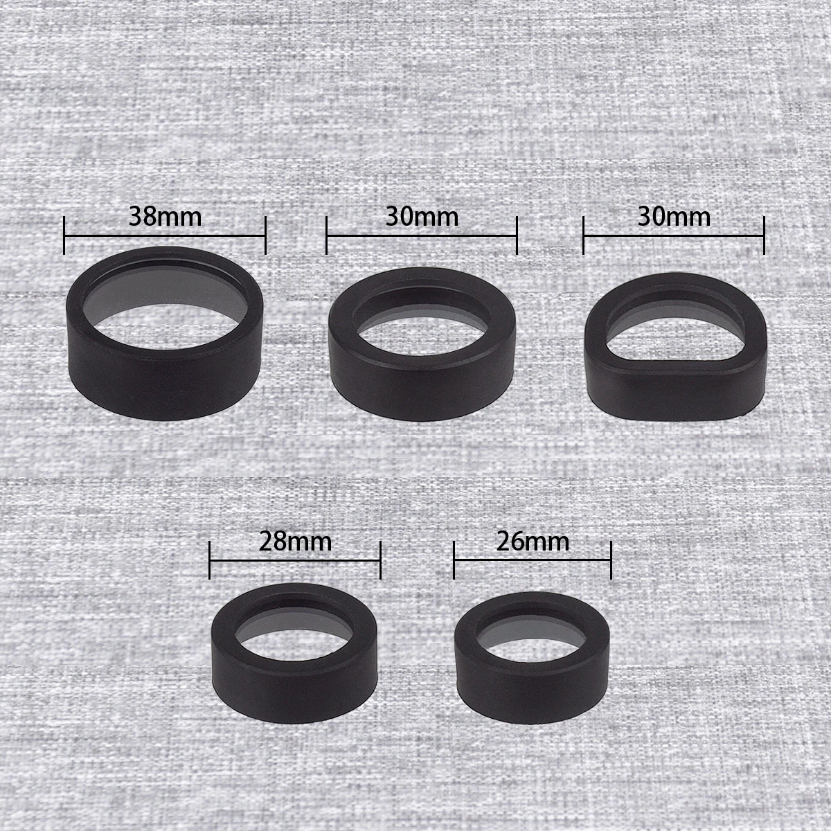 SureFire M300B M600B X300 X400V T01 T02 Protector de armas de caza cubierta de linterna de luz Protector de lente personalizado 26mm 28MM 30MM 38mm - imagen 4