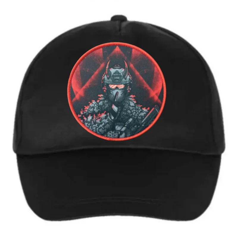 Parche con estampado de vista del diablo, chaleco táctico, sombreros con gancho y bucle, insignia de moral, mochila, pegatinas decorativas, parches para brazalete para ropa