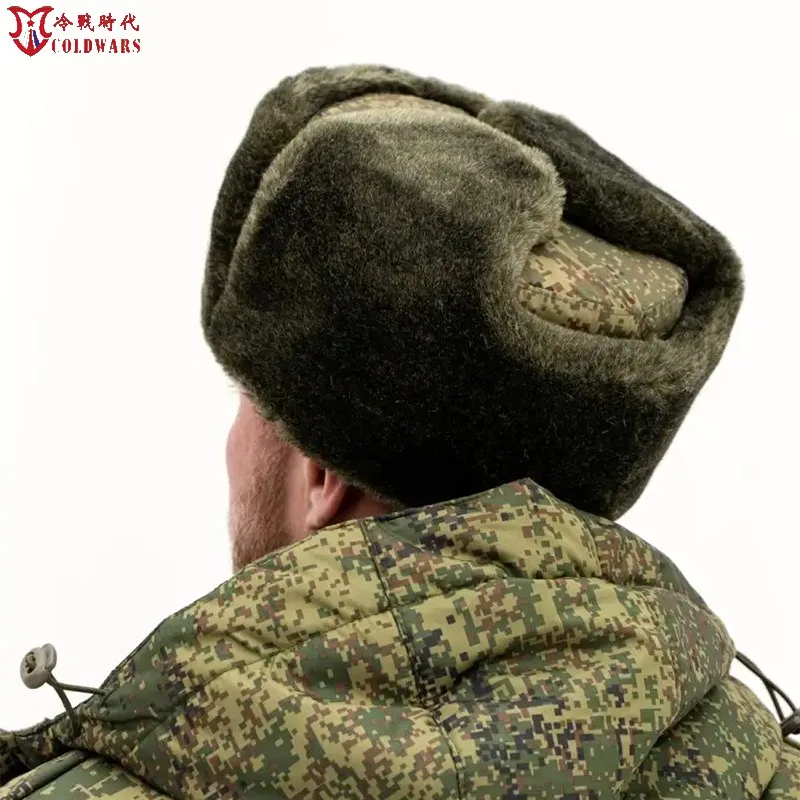Sombrero VKBO tercera gen camuflaje forro polar orejeras invierno - imagen 3