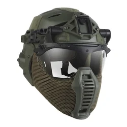 Wendy 3.0 casco táctico con gafas de protección modulares 3D