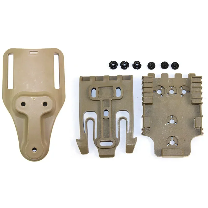 Adaptador de funda de pistola táctica, juego de tornillos y tuercas de plataforma para sistema de bloqueo rápido QLS19 22, accesorios de montaje de funda - imagen 5