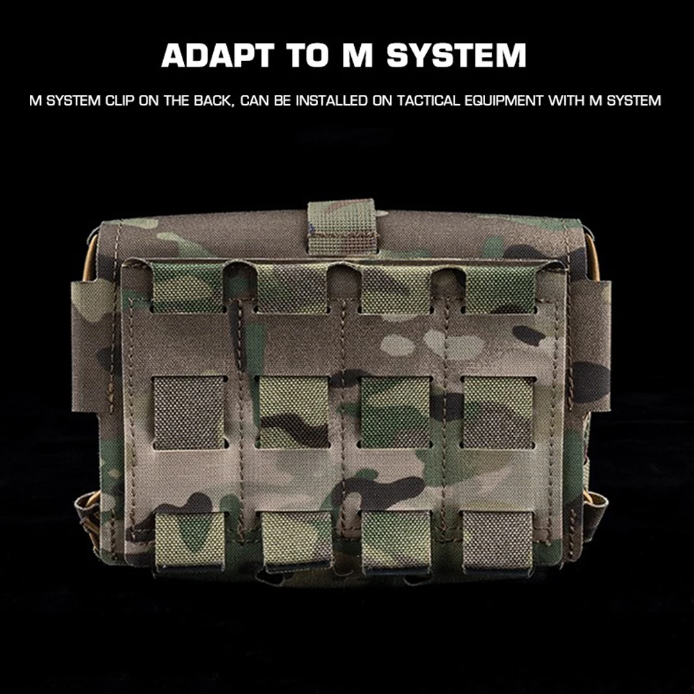 Botiquín de primeros auxilios táctico MOLLE, bolsa médica de despliegue rápido, liberación rápida Horizontal, caza, Camping, supervivencia, cinturón de seguridad - imagen 4