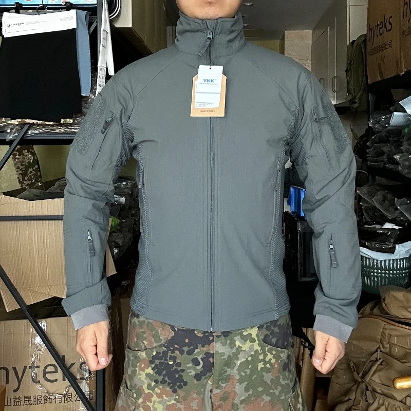 Gen.2 Chaqueta de concha suave chaqueta táctica duradera, transpirable, resistente al viento chaqueta de adiestramiento al aire libre para primavera y otoño para hombres - imagen 2