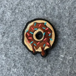 Parche moral PVC donut – Aplicación gancho y bucle para mochila