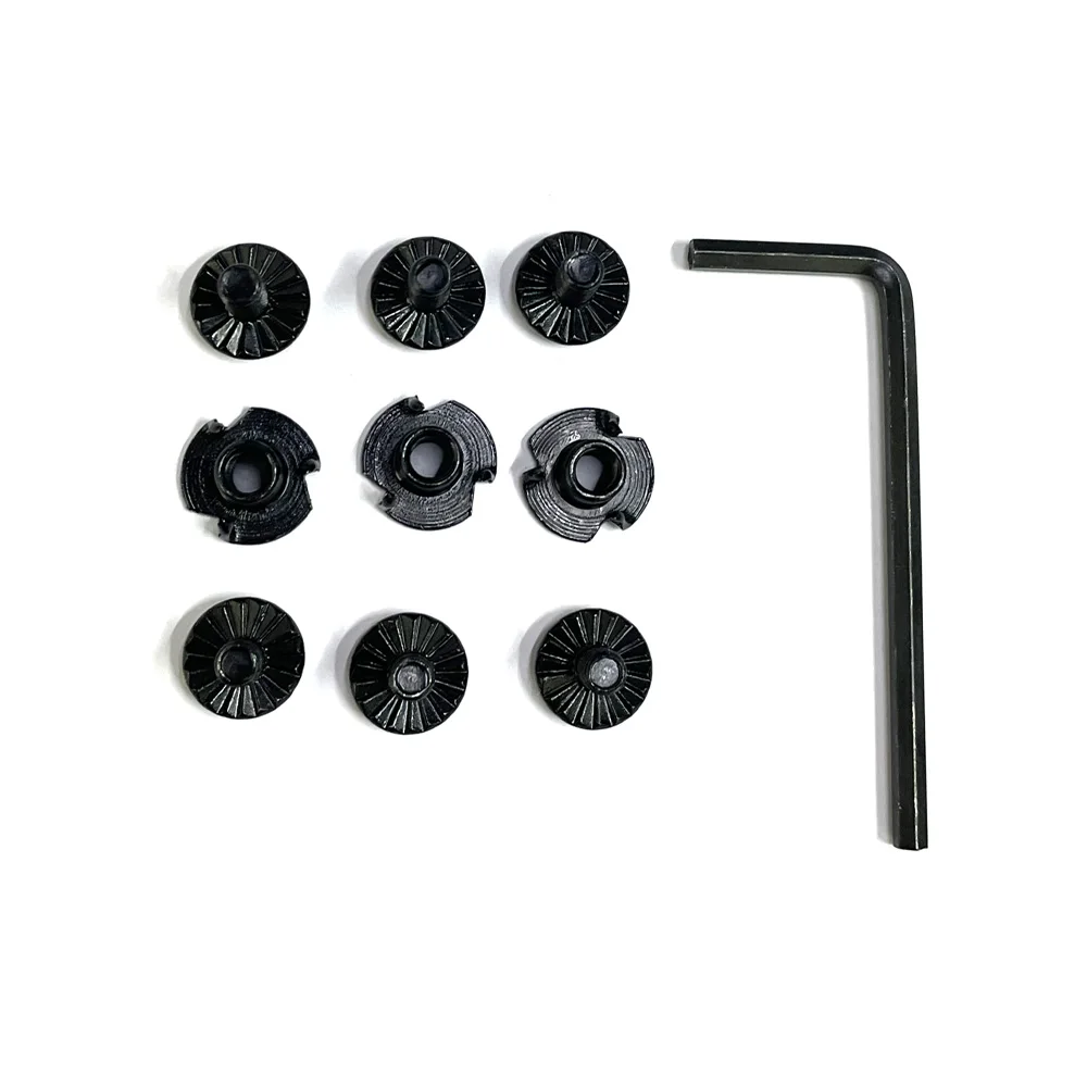 Paquete de 5/10 9 Uds. Juego de tornillos y tuercas de montaje táctico para QLS19 22 Kit de sistema de bloqueo rápido accesorios de montaje de funda - imagen 4