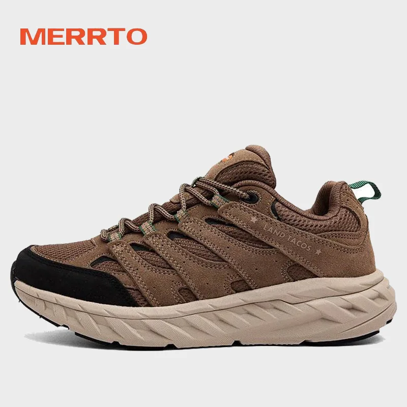 Zapatos de senderismo MERRTO para hombre, zapatos de escalada para deportes al aire libre, botas de caza transpirables, zapatillas de Trekking cálidas para mujer, botas tácticas al tobillo