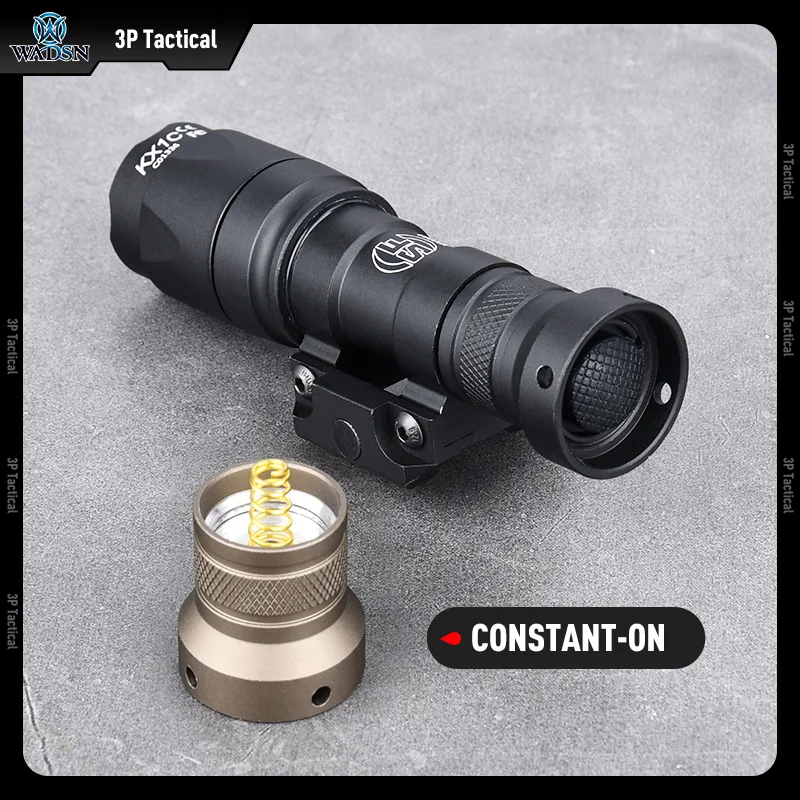 WADSN SF Surefir M300A linterna táctica luz blanca con difusor cubierta de lámpara de luz IR compatible con lámpara de arma de riel Picatinny de 20MM - imagen 4