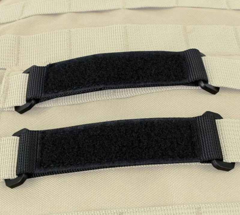 Parche de chaleco táctico de 2 piezas, adaptador Molle, convertidor de gancho y bucle para fijar parches de identificación, insignia de parche DIY, accesorios militares - imagen 3