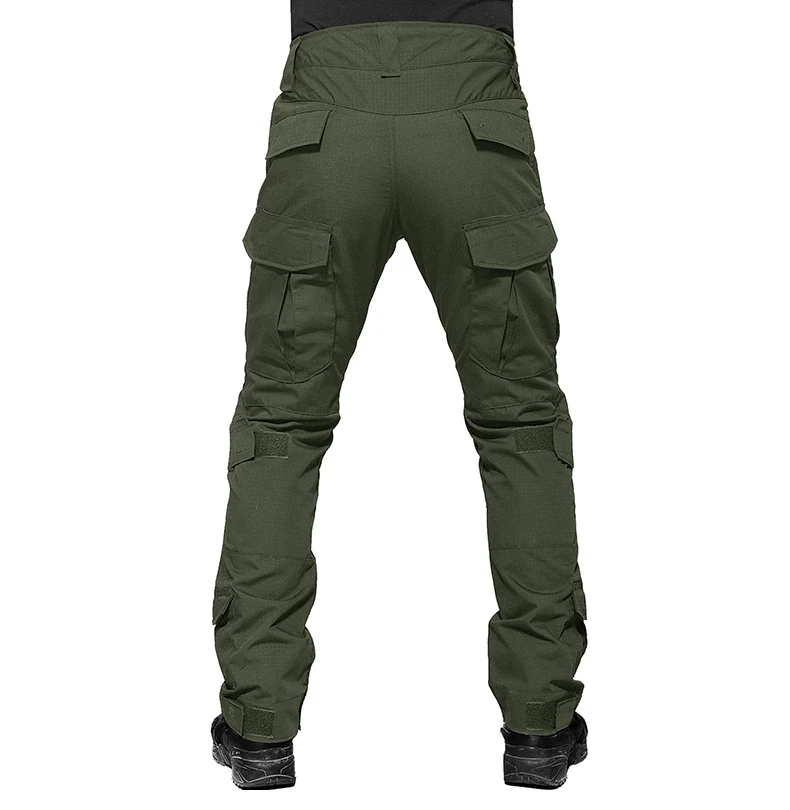 Uniforme de trabajo al aire libre para Paintball Airsoft, camisas de camuflaje de combate táctico con múltiples bolsillos, rodilleras de carga, pantalones, traje de senderismo - imagen 3