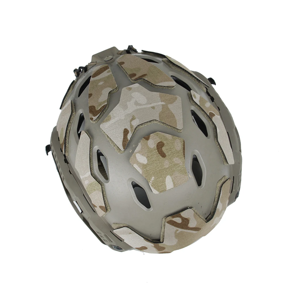 Casco táctico ligero al aire libre, gancho y bucle, pegatina de camuflaje para casco SF - imagen 5
