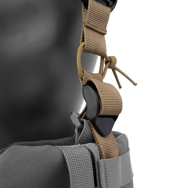 Tirantes tácticos de alta resistencia, arnés de cinturón, correa de hombro, tipo X AVS, eslinga de perfil bajo, accesorios militares de caza - imagen 4