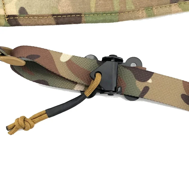 Eslinga para Rifle táctico, correa Modular para caza y combate, Multicam extraíble, 2 puntos/1 punto, 2,25 ", accesorios para Rifle acolchado - imagen 5